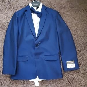 Royal blue Boys Brand New Suit Jacket set